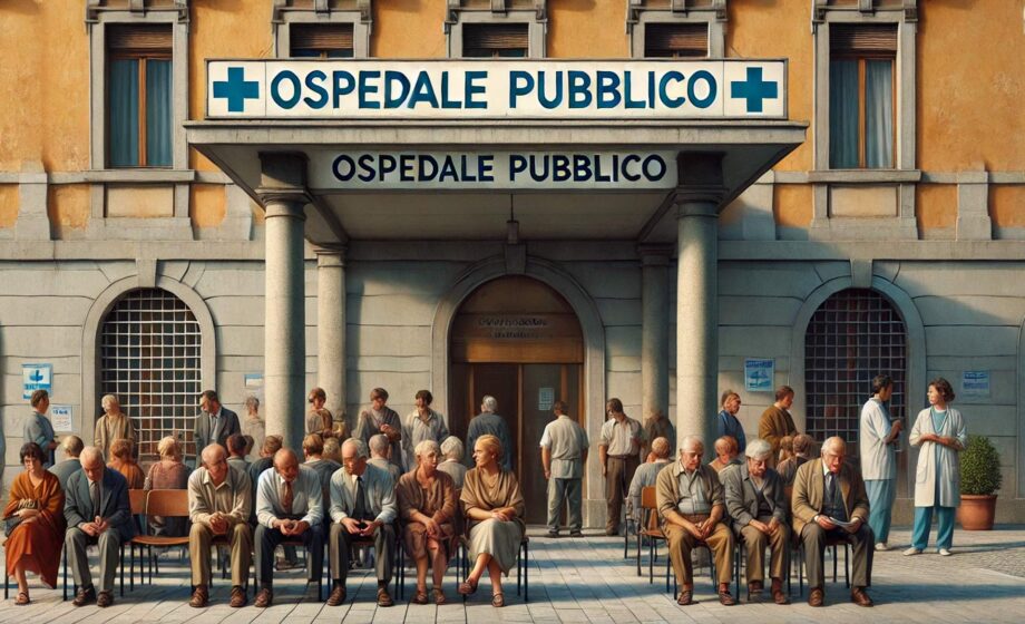 Persone preoccupate per la sanità a Padova