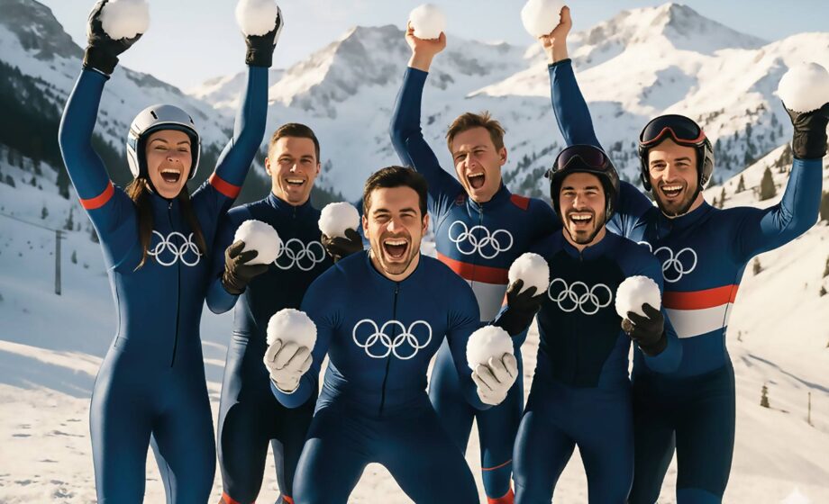 Foto della campagna Non c'è T da Perdere dedicata alla prevenzione andrologica alle olimpiadi di Milano Cortina 2026